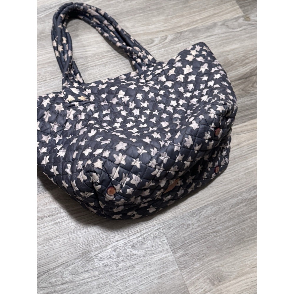 MZ Wallace Medium Metro Tote Quilted All Over Star Print bag Rare - Picture 7 of 13